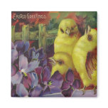 Easter Chick Greetings magnets