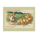Easter Chick Parade Post Card