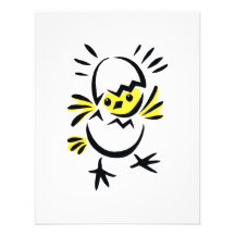Easter Chick Personalized Invitation