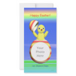Easter Chick Pop-up Customised Photo Card