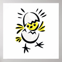 Easter Chick Print