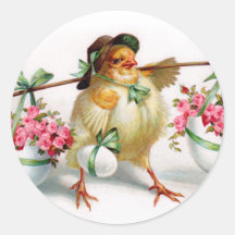 Easter Chick Stickers