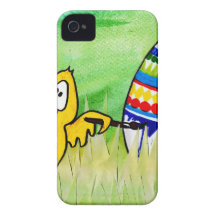 easter chicklet iPhone 4 case
