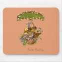 Easter-Chicks, Basket & Primroses-Antique Postcard mousepads
