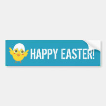 Easter Chicks Bumper Stickers