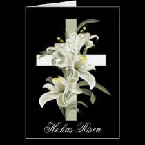 Easter Christianity He has Risen cards