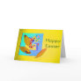 Easter Collage with egg and Bay leaves Card