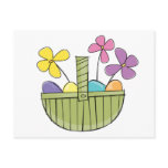 Easter Egg Basket postcards