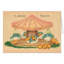 Easter Egg Carousel Card