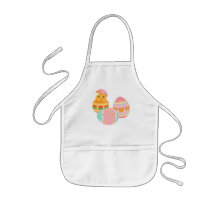 Easter Egg Chick Design Baby Apron