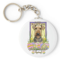 Easter Egg Cookies - Airedale Keychain