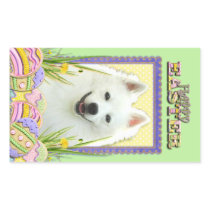 Easter Egg Cookies - American Eskimo Sticker