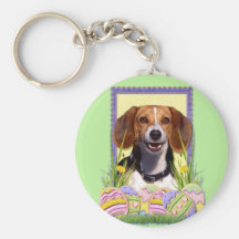 Easter Egg Cookies - Beagle Keychain