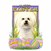 Easter Egg Cookies - Bichon Frise Photo Cut Outs