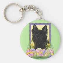 Easter Egg Cookies - Cairn Terrier Keychain