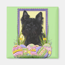Easter Egg Cookies - Cairn Terrier Refrigerator Magnet