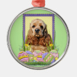 Easter Egg Cookies - Cocker Spaniel Christmas Ornaments