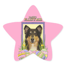 Easter Egg Cookies - Collie Star Sticker