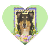 Easter Egg Cookies - Collie Heart Sticker