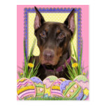 Easter Egg Cookies - Doberman Post Card