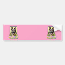 Easter Egg Cookies - German Shepherd Bumper Sticker