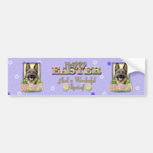 Easter Egg Cookies - German Shepherd Bumper Sticker