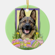 Easter Egg Cookies - German Shepherd Christmas Ornament