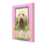 Easter Egg Cookies - GoldenDoodle Canvas Print