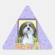 Easter Egg Cookies - Havanese Sticker