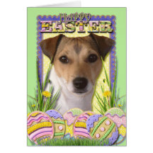 Easter Egg Cookies - Jack Russell Card