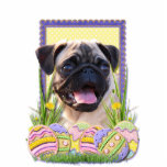 Easter Egg Cookies - Pug Photo Cut Outs