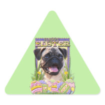 Easter Egg Cookies - Pug Triangle Sticker