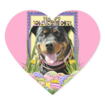 Easter Egg Cookies - Rottweiler Heart Sticker