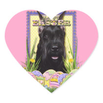 Easter Egg Cookies - Schnauzer Heart Stickers