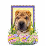 Easter Egg Cookies - Shar Pei Photo Cut Out