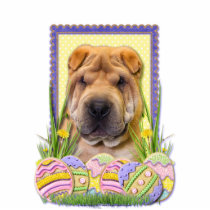 Easter Egg Cookies - Shar Pei Photo Cut Out