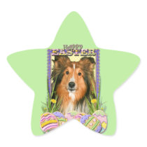 Easter Egg Cookies - Sheltie Star Stickers