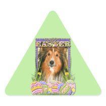 Easter Egg Cookies - Sheltie Triangle Sticker