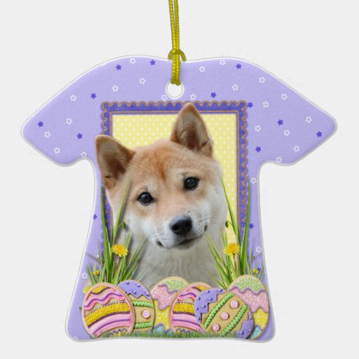 Easter Egg Cookies - Shiba Inu Ornaments