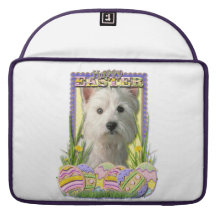 Easter Egg Cookies - West Highland Terrier Sleeves For MacBook Pro