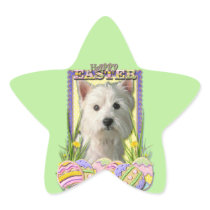 Easter Egg Cookies - West Highland Terrier Stickers