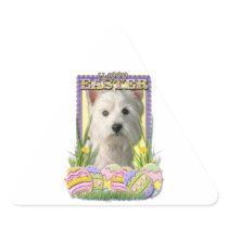 Easter Egg Cookies - West Highland Terrier Sticker