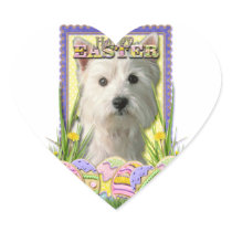 Easter Egg Cookies - West Highland Terrier Sticker