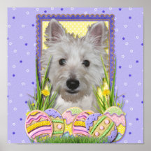 Easter Egg Cookies - West Highland Terrier - Tank Print