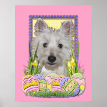 Easter Egg Cookies - West Highland Terrier - Tank Posters