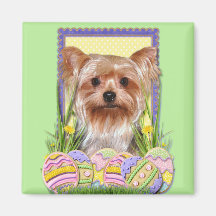 Easter Egg Cookies - Yorkshire Terrier Fridge Magnet