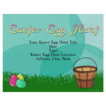 Easter Egg Hunt, 3 Eggs with Basket flyers