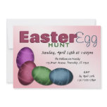 Easter Egg Hunt ~ 4 Egg Easter Invitations
