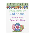Easter Egg Hunt Invitation postcards