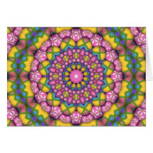 Easter Egg Kaleidoscope Greeting Card
